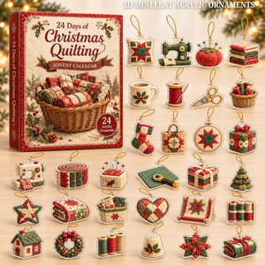 Christmas Quilting Advent Calendar 2026 - 24-Day Festive Countdown, Acrylic Charms Blind Box - Gift For Quilting Collectors 33a51a63-ad01-4965-be5f-d26d93ff20b2-quilt-text-2.png