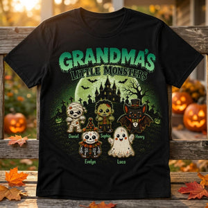 Personalized Grandma's Little Monsters Halloween Shirt, Custom Grandkids Names T-shirt, Cute Spooky Nana Mimi Family Tee, Halloween Gift 33ad0cd2-9dec-4b63-afae-27a00afbcae8-banner-2.jpg