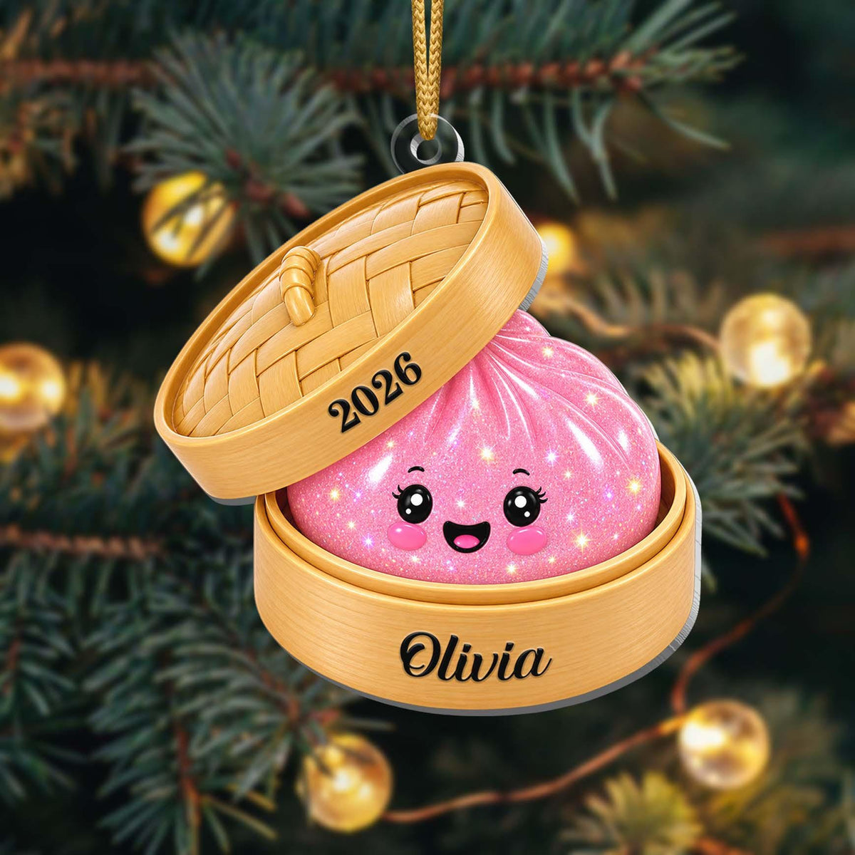 Personalized Glitter Dumpling Ornament, Bamboo Steamer, 2026 Xmas Keepsake 33b542e9-0757-4051-b9b7-dc088bd78a80-il_fullxfull.8460562878_75py.jpg