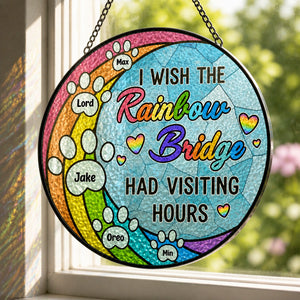 Rainbow Bridge Visiting Hours Suncatcher – Personalized Pet Names - Personalized Suncatcher Stained Glass 33bf4c01-1ed9-4ce8-aae7-c1479fe85054.jpg
