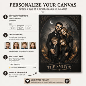 Spooky Gothic Family Portrait Canvas – Cartoon From Your Photo - Personalized Canvas 33c3c524-e273-4fd8-97d8-494bf7ccfd89.jpg