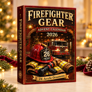 Firefighter Gear Advent Calendar 2026 - 24-Day Festive Countdown, Acrylic Charms Blind Box - Gift For Firefighters 33cb26b3-fa91-435d-9d79-71afd5a13e9a-firefighter-box.png