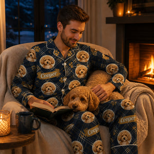 Custom Pet Photo + Name All‑Over Pajama Set - Personalized Pyjamas 33df0f05-9a2d-4781-92ea-1c1af3882d62.jpg