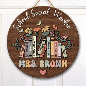 Social Worker 3D Door Hanger, Advocate Support Empower, Social Work Month, Student Graduation, School Social Worker, Gift For Social Worker 33e40113-3038-43fe-9aad-1fd4b63ce3c7-1.png