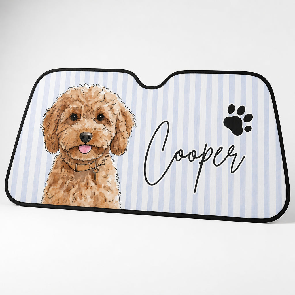 Custom Pet Portrait Auto Sun Shade — Name + Paw - Personalized Auto Sun Shade 34252d97-3622-4525-9797-d1f4e971424a.jpg