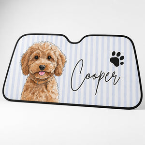 Custom Pet Portrait Auto Sun Shade — Name + Paw - Personalized Auto Sun Shade 34252d97-3622-4525-9797-d1f4e971424a.jpg