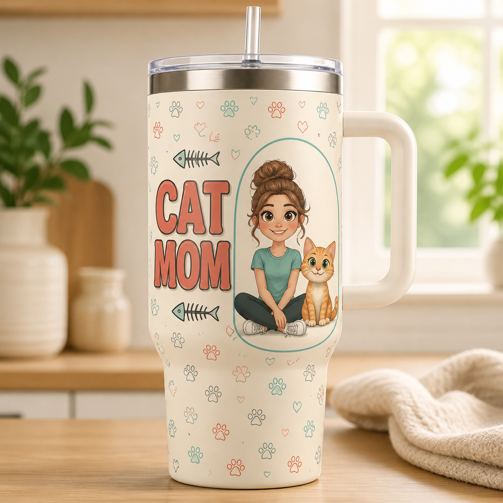 Cat Mom Cartoon Badge 40oz Tumbler - Personalized 40 oz Stainless Steel Tumbler 342e6a19-c3c6-4a8e-a0f4-f47a91321b95.png