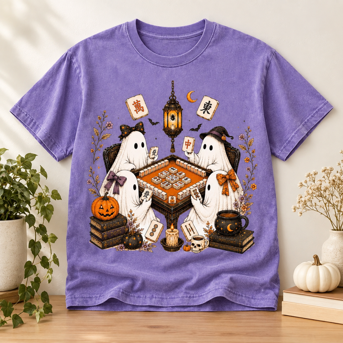 Halloween Mahjong Shirt, Ghost Mahjong Shirt, Mahjong Lover Shirt, Mahjong Lover Gift, Funny Mahjong Lover Shirt, Mahj Shirt 342e9329-9cbc-4c10-aa12-edb15a0eba0b-d1079229-bb83-4519-b060-657e2a98a6b4.png