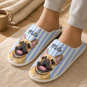 Custom Pet Portrait Name Fleece Slippers - Personalized Fleece Slipper 3432fc31-0ce6-4369-93fb-7eff5620b600.jpg