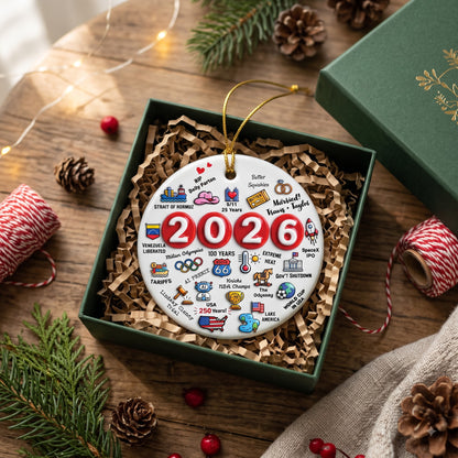 Christmas Ornament - 2026 Events 3D Relief - Circle Ceramic 3D Ornament 3435dfa9-cb51-4aa0-a524-39b948b0ed7b-Ceramic_ornament_in_gift_box_5264cac5_2K.jpg