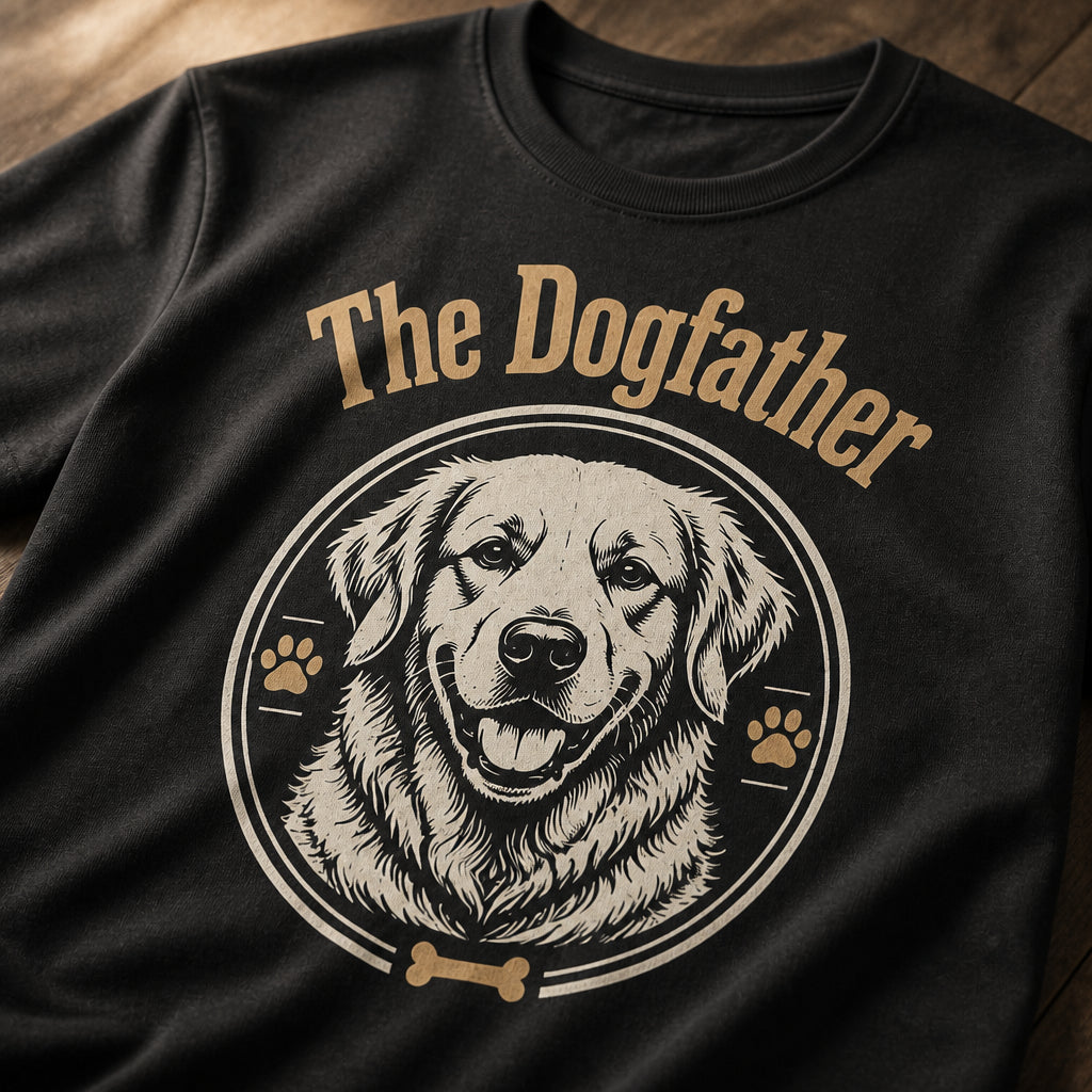 The Dogfather Custom Pet Photo T‑Shirt - Personalized T-shirt 34438160-15f2-4dfd-a56b-74232c0dc408.jpg