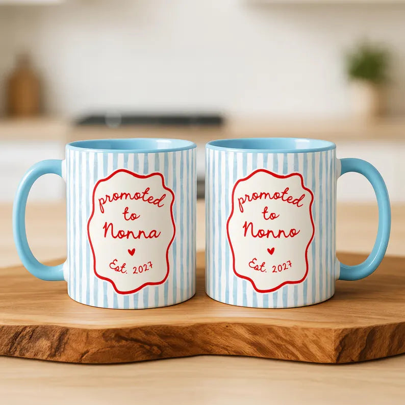 Promoted To Grandparents Mug, Grandma Grandpa Striped Mug, Pregnancy Reveal, Personalized Grandma Grandpa Mugs, Abuelo Abuela Striped Mugs 3448f0e8-6917-43b4-87cb-fbefdac89cab-dfgdjfg-14-.webp