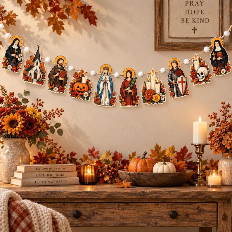 Hallowtide Catholic Wooden Garland, Saint and Autumn Floral Mantel Decor 344db810-6158-4e55-b1c8-4b98946aff98-r-reer-2-.webp