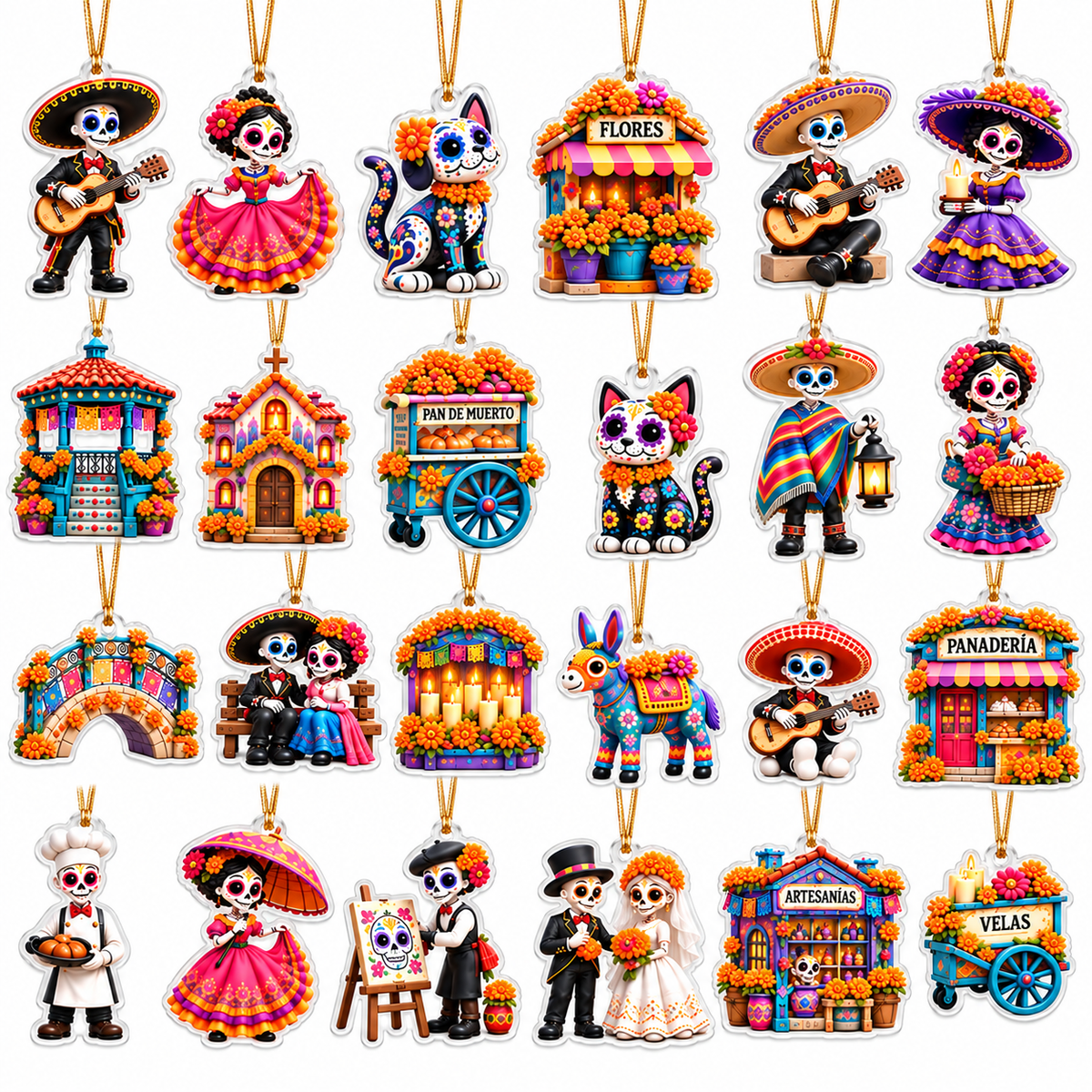 Día de Muertos Advent Calendar 2026 – 24 Acrylic Ornaments, Mexican Day Of The Dead Christmas Countdown Decor 34530166-36b9-4637-86fb-07819902596a-op3.png