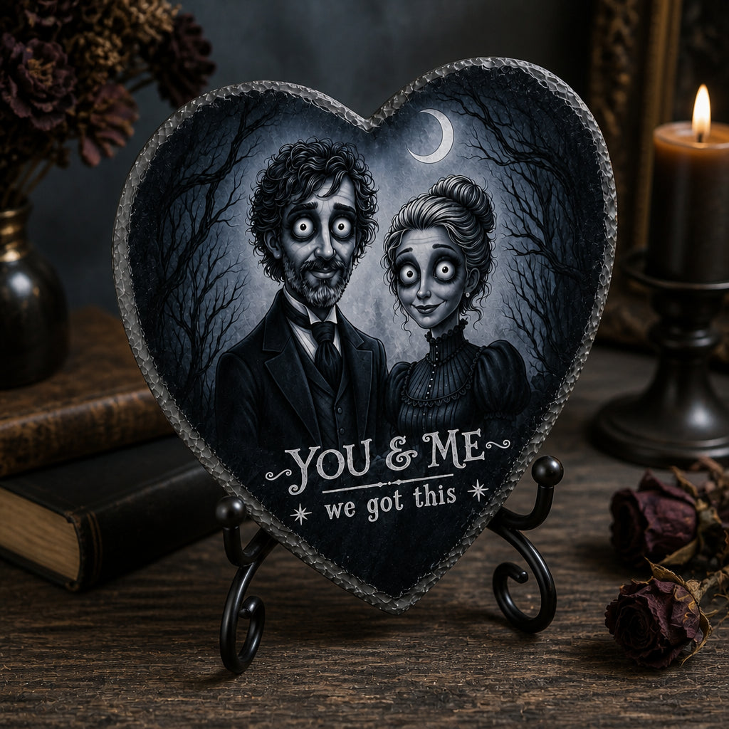 You & Me — Gothic Couple Portrait Slate Heart (Custom Photo) - Personalized Slate Plaque 346a497c-7ca9-424e-a098-c30ef19c5b9d.jpg