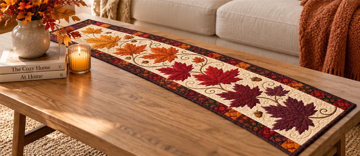 Fall Maple Leaf Table Runner, Autumn Quilted Harvest Dining Decor, Thanksgiving Farmhouse Table Runner, Rustic Kitchen Table Gift 347cbf2a-1832-4bab-8f55-2ed7c8bef17d-autumn_table_runner_3.png