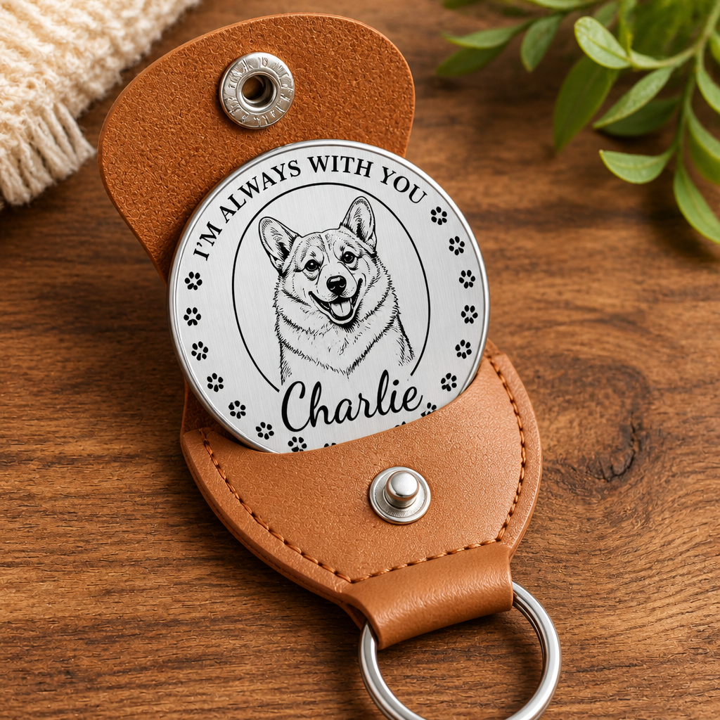 Custom Pet Memorial Coin Keychain – I’m Always With You (Front/Back) - Personalized Stainless Steel Keychain 347daf58-112d-4f86-b81b-41505d40d7ef.png