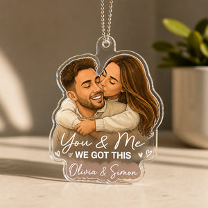 Custom Cartoon Portrait Car Suncatcher Ornament - Personalized Suncatcher Ornament 3492c358-37a8-4b10-b15e-bd70535463b1.jpg
