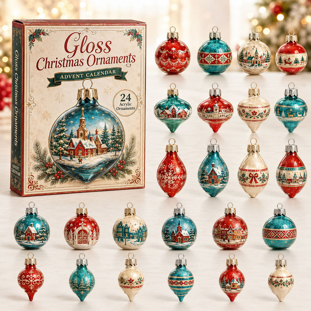 Acrylic Gloss Christmas Advent Calendar 2026 - 24-Day Festive Countdown, Acrylic Charms Blind Box - Gift For Christmas Lovers 349e45ed-06c1-4d8c-8c1e-e71a6787c434-gloss-ornament.jpg