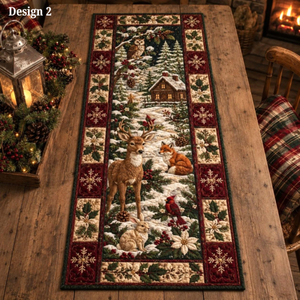 Christmas Quilted Table Runner, Holiday Winter Dining Table Decor, Festive Winter Table Centerpiece, Festive Farmhouse XmasHome Decoration 34a0aeb5-7d1e-41a5-8a3f-dd33cbc38974-2.png
