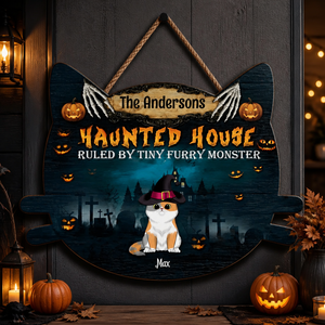 Personalized Haunted House Cat Sign – Ruled by Tiny Furry Monster - Personalized Wood Sign 34a5d44c-44be-4796-a09c-995d297be9d7.png