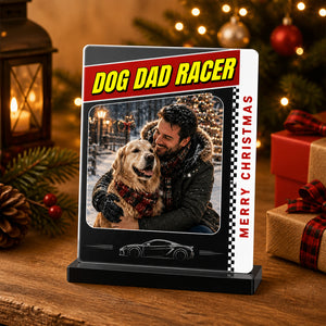 Dog Dad Racer Photo Plaque — Merry Christmas - Personalized Acrylic Plaque 34b45486-dcd7-420c-bd50-aca53f896183.jpg