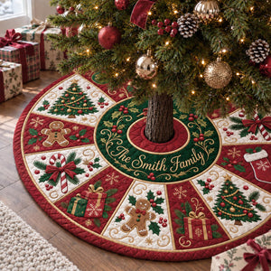 Personalized Christmas Tree Skirt Quilt, Custom Family Name Tree Mat, Farmhouse Christmas Tree Decoration,Family Christmas Gift,Holiday Gift 34b80303-9fba-4b47-829a-bd9214e3dc9c-il_1588xN.8581117850_80k5.jpg