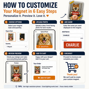 Custom Pet Mugshot Magnet – Photo + Name - Personalized Acrylic Refrigerator Magnet - Soft Rubber Belly 34ba4424-e7e9-462b-89f7-addc749167d3.jpg