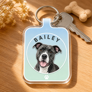 Custom Pet Portrait Acrylic Keychain — Your Photo + Name - Personalized Acrylic Keychain 34c6bc6e-bc29-49f2-a400-14dfebea422f.png