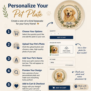 Personalized Pet Portrait Ceramic Plate – Custom Photo + Pet Name - Personalized Personalized Ceramic Plate 34d41b03-7bf1-40af-b66c-cd93edf30653.jpg