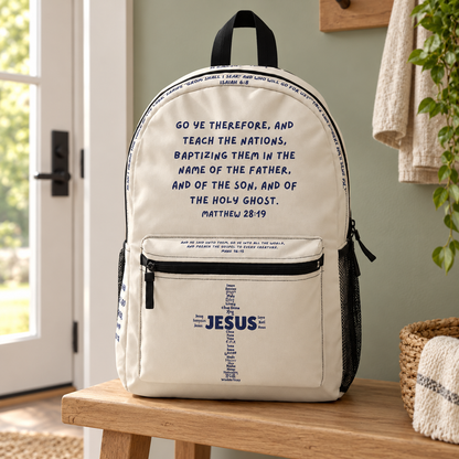 Christian Bible Verse Backpack , Missionary Gift , Mission Trip Travel Accessory, Great Commission, Gift For Family, Friends 34d5c056-ce34-447d-b963-0cb9a260bdac-Ba-l-kem-tr-n-gh-g-1.png