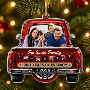 Patriotic Family Photo Ornament – 250 Years of Freedom (2026) - Personalized Shape Ornament 34e595fa-6253-4b60-bcde-f276a010c2ff.png