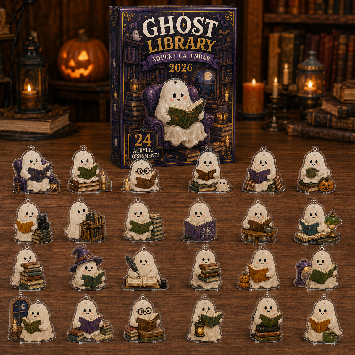 Ghost Library Advent Calendar 2026 - 24-Day Festive Countdown, Acrylic Charms Blind Box - Gift For Family & Friends 3516e456-34c2-43d4-9b80-585ac53b2703-box-charms.png