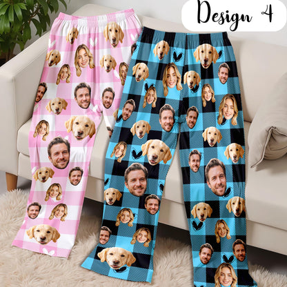 Personalized Face Plaid Pajama Pants: Custom Pet Photo Loungewear, Couple Matching Pants 351d3c97-3e2d-4272-8192-6bc28d8be0fe-il_fullxfull.8570468880_dmub.jpg