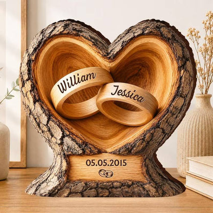 Personalized Interlocking Rings Wooden Plaque, Custom Names and Date, Wedding Anniversary Keepsake 35264af4-a9df-43df-a943-b8c8c12ff915-ghgh-6-.jpg