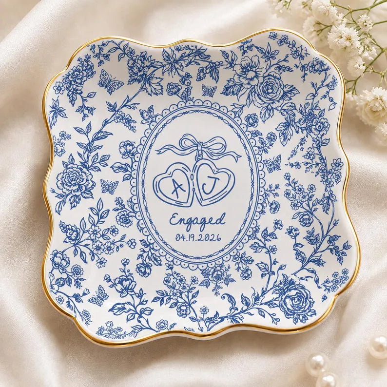Personalized Ring Dish for Couple, Custom Engagement Ring Holder, Wedding Ring Dish, Bride to Be Gift 3538db63-f944-4a38-8580-ac9590e52db1-DSF-7-.webp