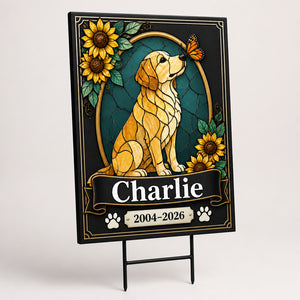 Stained-Glass Dog Memorial Yard Sign – Personalized Name & Years - Personalized Yard Sign 354d826b-ced1-4ef4-96c2-e8b1fe45f906.jpg