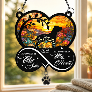 Dog Memorial Stained-Glass Suncatcher – Name & Years - Personalized 2 Layered Suncatcher with Charm (PW) 355d47b8-4984-4b4a-9a19-2e0bfa600890.png