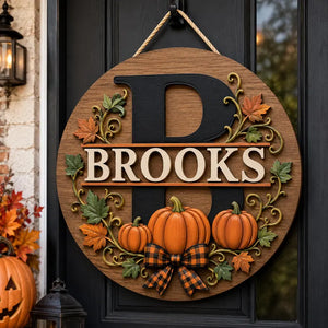Personalized Halloween Monogram Sign, Custom Family Name Wooden Door Hanger, 2 Layer Pumpkin Fall Porch Decor 356937f9-cb9e-4b6d-bbdb-840b47929abf-FFDGDFD-7-.webp