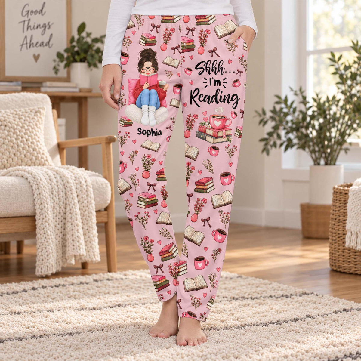 Personalized Book Lover Pajama Pants, Custom Name Reading Lounge Pants, Bookworm Gift for Women 356b1184-3e22-40e7-bf6b-eae552d4cbd4-1.jpg