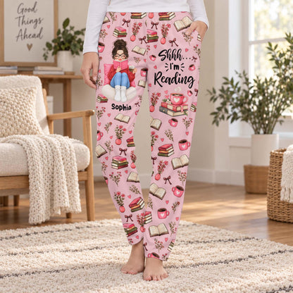 Personalized Book Lover Pajama Pants, Custom Name Reading Lounge Pants, Bookworm Gift for Women 356b1184-3e22-40e7-bf6b-eae552d4cbd4-1.jpg