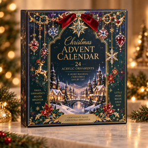 2026 Christmas Advent Calendar with 24 Acrylic Ornaments, Jewel-Inspired Holiday Countdown Calendar, 24 Days of Christmas Mini Keepsake Decorations, Festive Gift for Kids, Adults & Families 35798d33-b88d-43f1-954b-e81dd52a71b0-3.png