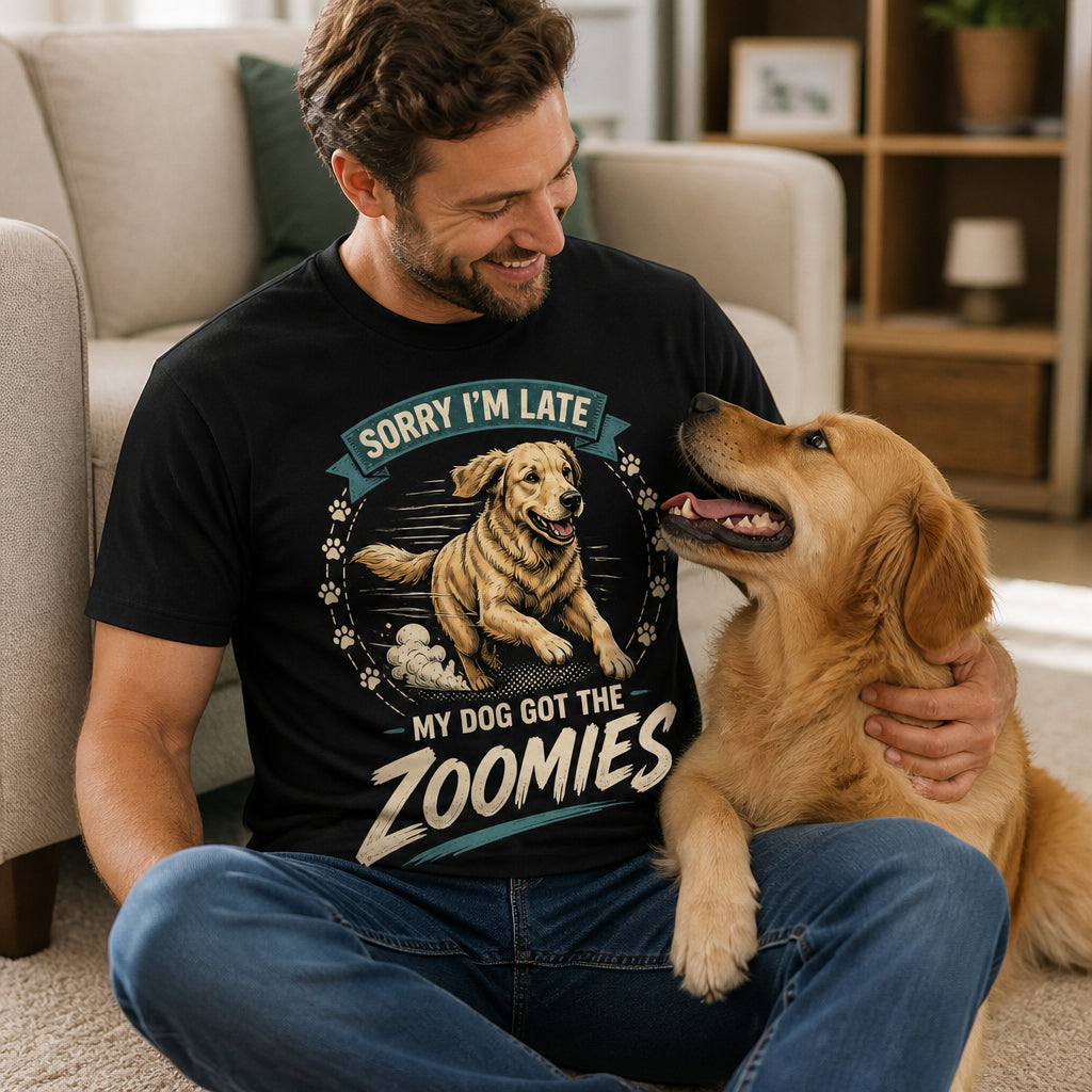 Sorry I’m Late, My Dog Got the Zoomies — Custom Pet Photo T‑Shirt - Personalized T-shirt 35804b90-ea03-49b9-979b-f04ebafe3512.jpg