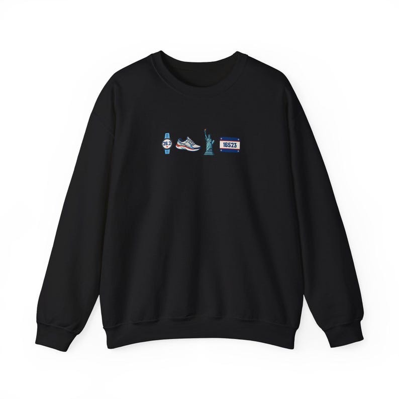 Personalized NYC Running Sweatshirt, Custom Race Bib 26.2 Runner Shirt, New York Finisher Gift, Running Crewneck, Marathon Gift Ideas 35823228-2578-4798-84b3-dfec50276403-94.jpg