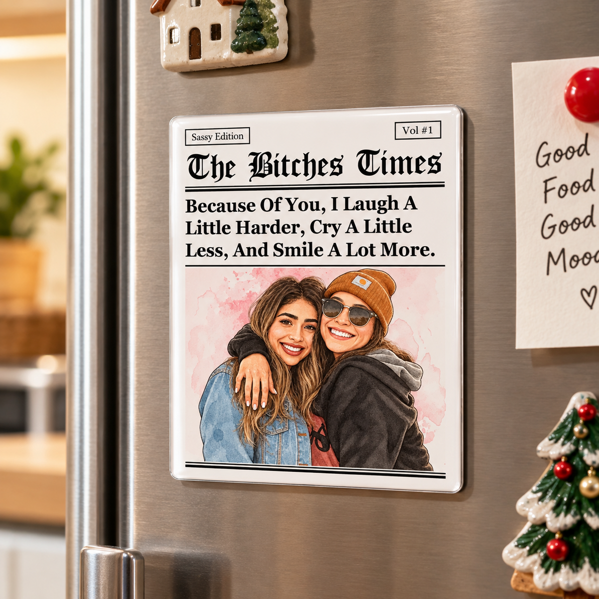 Friendship Gifts Custom Photo Watercolor Art - Personalized Magnet 359f2aa1-a9c9-4a63-9864-0c4fc252eebd-banner-1-.png