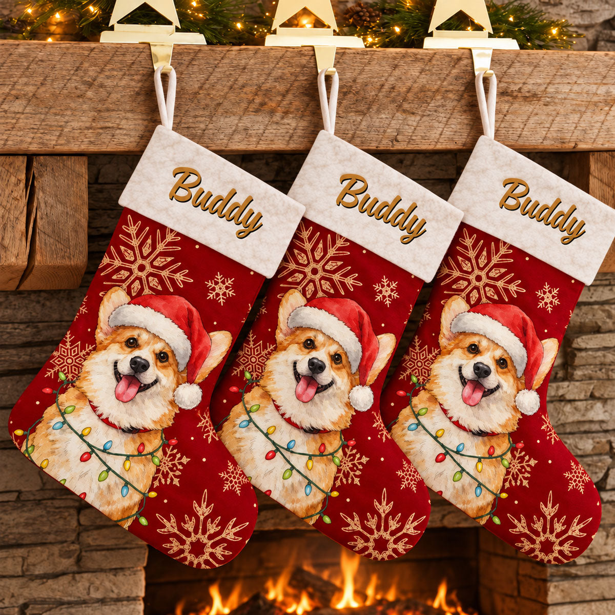 Santa's Favorite Furry Helpers Custom Photo - Personalized Christmas Stcoking For Dog Cat Lovers, Dog Dad And Mom, Cat Owners 35ae42f4-6869-4fb6-a210-cc22fa4e885b-banner-1.jpg