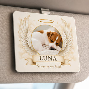 Angel Wings Pet Memorial Car Visor Clip – Photo + Name - Personalized Car Visor Clip 35ce1fe9-8d6b-4ad7-bb93-d75f31201496.jpg