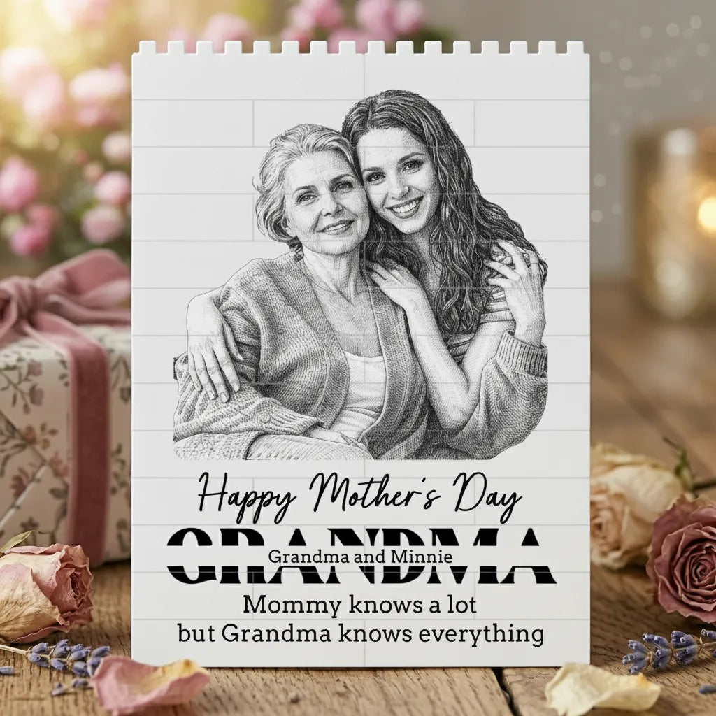 Custom Photo Happy Mother's Day Ever Building Block