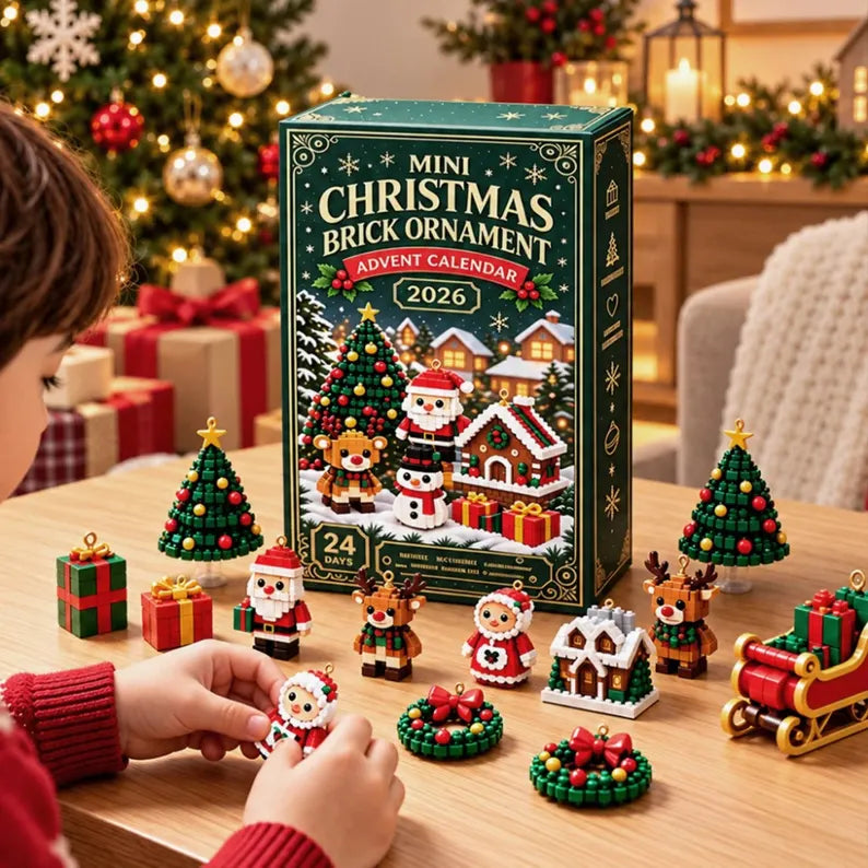 24 Days Christmas Brick Ornament Advent Calendar 2026, DIY Building Toy Countdown, Mini Christmas Building Blocks, Kids Holiday Gift 3636db6a-a3ea-451a-804b-2ccda929bb80-dsgrh-8-.webp