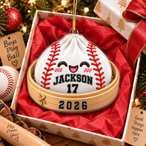 Personalized Softball Dumpling Ornament, Squishy Dumpling Acrylic Ornament, Custom Name Softball Player Christmas Gift 363ce59f-3edb-48b7-87d1-b71d6888c90a-4.jpg